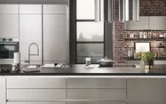 Nobilia SPA Inox Lacquer, Brushed Steel 2