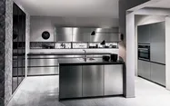Nobilia SPA Inox Lacquer, Brushed Steel 4