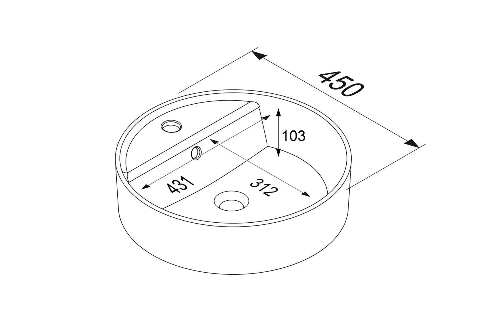 Nobilia SPA Badkamerblok met oppervlaktespiegel 2