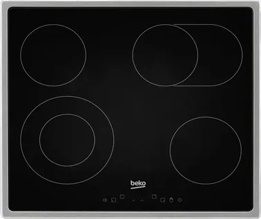Nobilia SPA BEKO Ceramic glass hot plate EB 9741 XHL, individual appliance stainless steel EB9741XHL Nobilia SPA BEKO Ceramic glass hot plate EB 9741 XHL, individual appliance stainless steel EB9741XHL