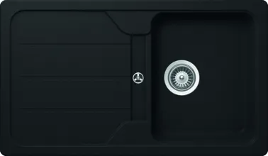 Nobilia SPA SCHOCK : Evier à encastrer Formhaus D-100, en CRISTALITE®, Onyx 87324 Nobilia SPA SCHOCK : Evier à encastrer Formhaus D-100, en CRISTALITE®, Onyx 87324
