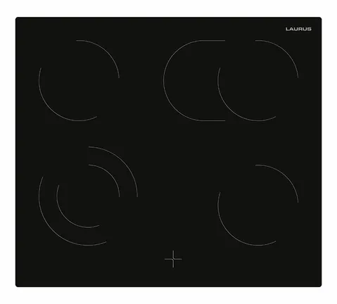 Nobilia SPA LAURUS Glaskeramische stralingskookplaat LCF600ZKB, combinatie kookplaat, LCF600ZKB 0