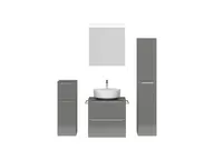 Nobilia SPA Bloc de bain avec miroir plat et meubles d'appoint 1