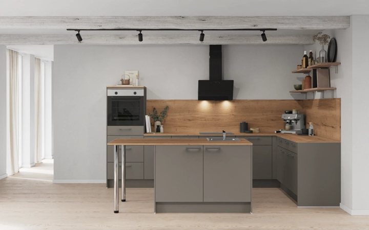 Nobilia SPA Eilandkeuken 336,6 cm x 220 cm met apparaten planning 1 0