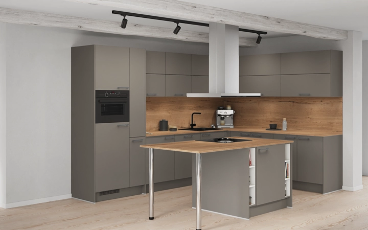 Nobilia SPA Eilandkeuken 338,2 cm x 248,2 cm met apparaten planning 1 1
