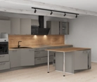 Nobilia SPA Eilandkeuken 483,4 cm met apparaten planning 1 4