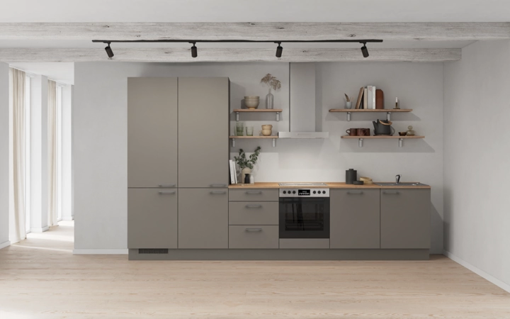 Nobilia SPA Rechte keuken 360 cm met apparaten planning 10 0