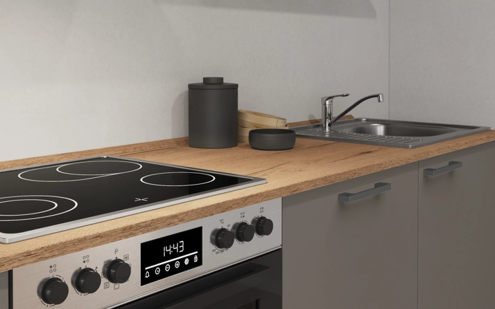 Nobilia SPA Rechte keuken 360 cm met apparaten planning 10 3