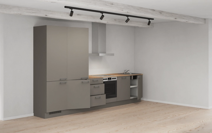Nobilia SPA Rechte keuken 360 cm met apparaten planning 10 4