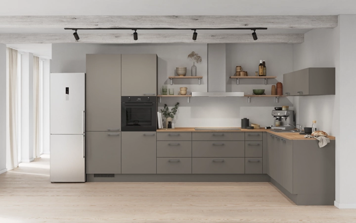 Nobilia SPA L-keuken 366,6 cm x 246,6 cm met apparaten planning 11 0