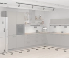 Nobilia SPA L-keuken 366,6 cm x 246,6 cm met apparaten planning 11 5