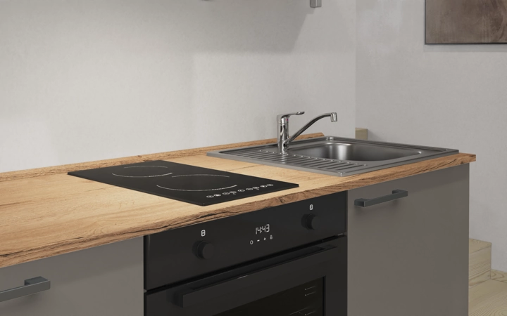 Nobilia SPA Rechte keuken 180 cm met apparaten planning 12 3