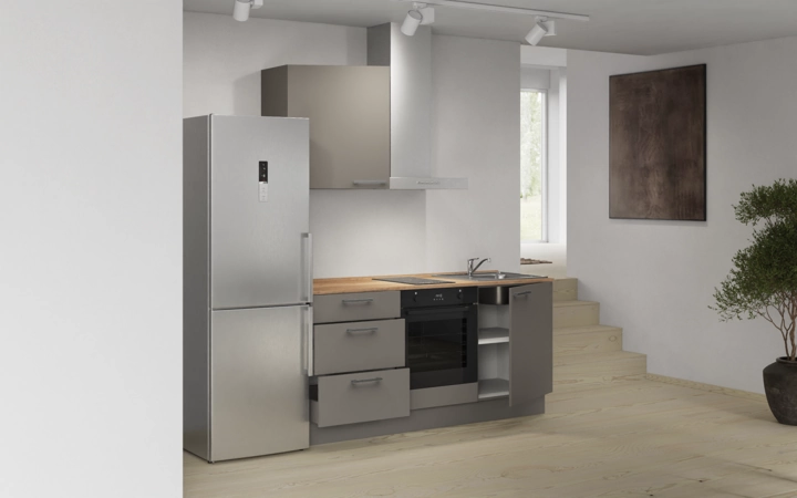 Nobilia SPA Rechte keuken 180 cm met apparaten planning 12 4