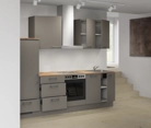 Nobilia SPA Galley kitchen 270 cm with appliances planning 14 4