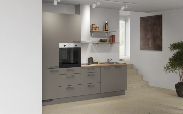 Nobilia SPA Galley kitchen 270 cm with appliances planning 16 1
