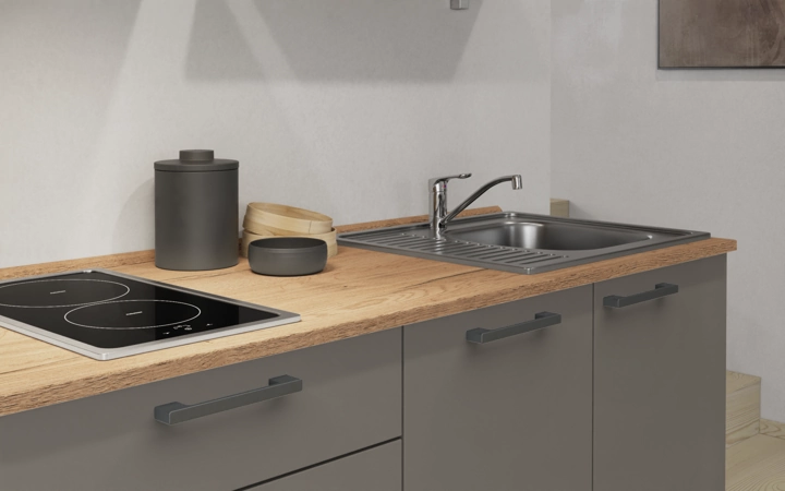 Nobilia SPA Galley kitchen 270 cm with appliances planning 16 3