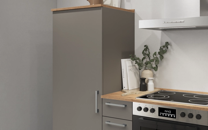 Nobilia SPA Galley kitchen 240 cm with appliances planning 17 2