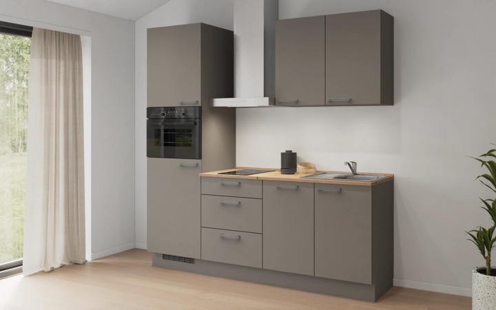 Nobilia SPA Rechte keuken 210 cm met apparaten planning 2 1