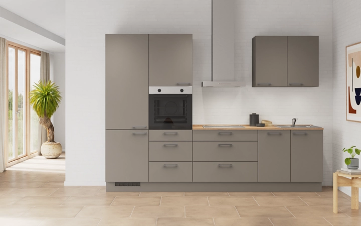 Nobilia SPA Galley kitchen 300 cm with appliances planning 2 0