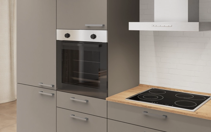 Nobilia SPA Galley kitchen 300 cm with appliances planning 2 2