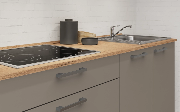 Nobilia SPA Galley kitchen 300 cm with appliances planning 2 3