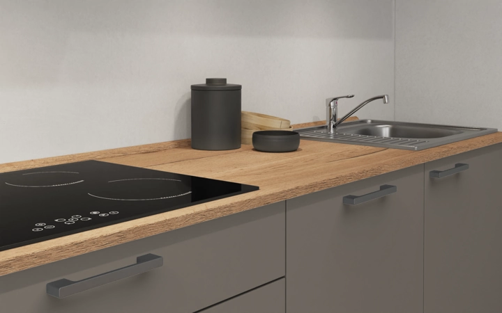 Nobilia SPA Rechte keuken 360 cm met apparaten planning 2 3