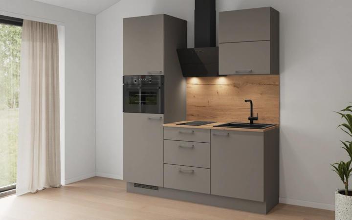 Nobilia SPA Rechte keuken 180 cm met apparaten planning 3 1