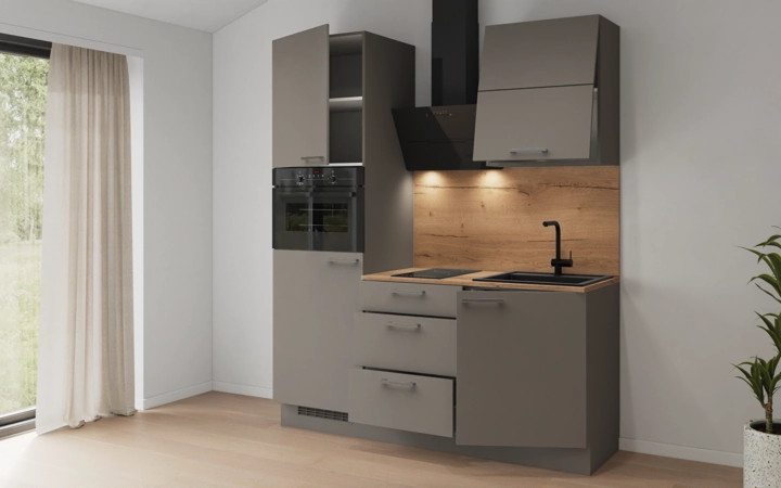 Nobilia SPA Rechte keuken 180 cm met apparaten planning 3 4