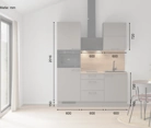 Nobilia SPA Rechte keuken 180 cm met apparaten planning 3 5