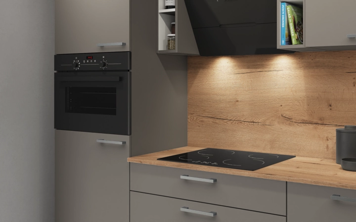 Nobilia SPA Galley kitchen 270 cm with appliances planning 3 2