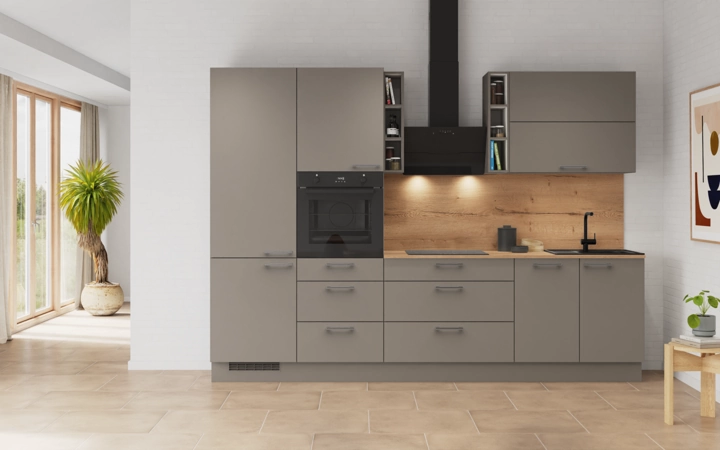 Nobilia SPA Küchen-Zeile 300 cm mit E-Geräten Planung 3 0