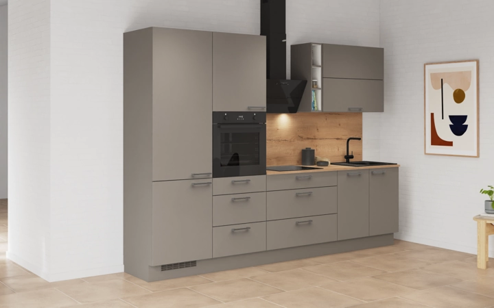 Nobilia SPA Küchen-Zeile 300 cm mit E-Geräten Planung 3 1
