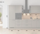 Nobilia SPA Küchen-Zeile 300 cm mit E-Geräten Planung 3 5