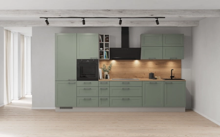 Nobilia Rechte keuken 360 cm met apparaten planning 3 Riet Cascada Nobilia Rechte keuken 360 cm met apparaten planning 3 Riet Cascada