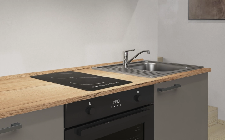 Nobilia SPA Rechte keuken 180 cm met apparaten planning 6 3
