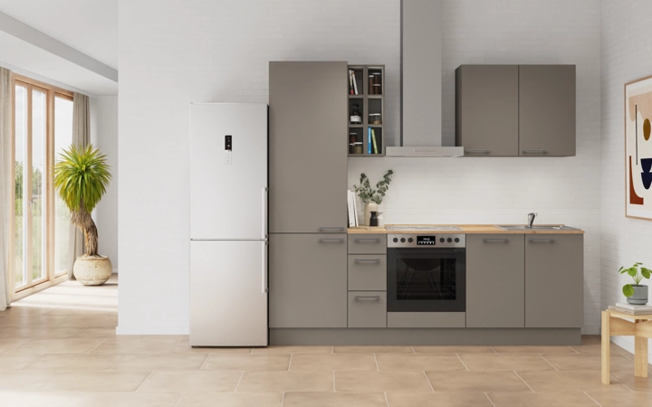 Nobilia SPA Galley kitchen 240 cm with appliances planning 6 0