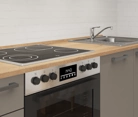 Nobilia SPA Galley kitchen 240 cm with appliances planning 6 3