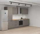 Nobilia SPA Galley kitchen 330 cm with appliances planning 6 1