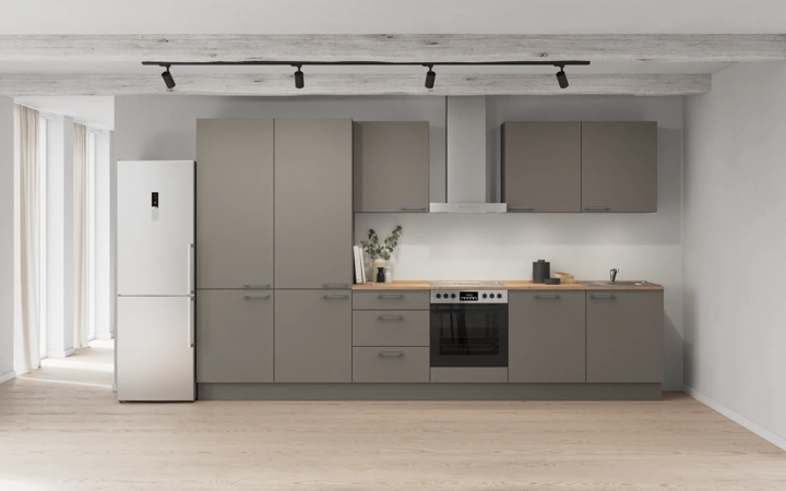 Nobilia SPA Galley kitchen 360 cm with appliances planning 6 0