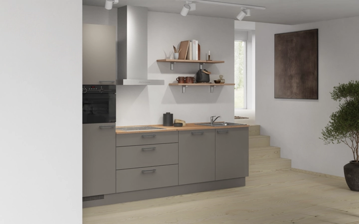 Nobilia SPA Galley kitchen 270 cm with appliances planning 9 1