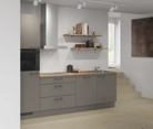 Nobilia SPA Galley kitchen 270 cm with appliances planning 9 1