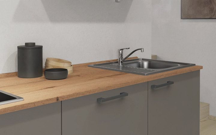 Nobilia SPA Galley kitchen 270 cm with appliances planning 9 3